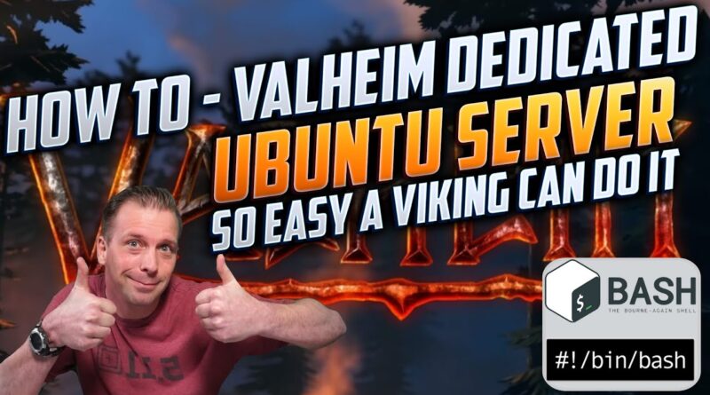 Valheim создать сервер linux