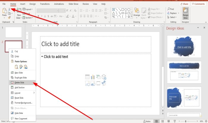 How To Remove Slide Template In Powerpoint