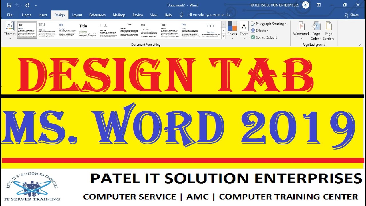 how-to-remove-a-specific-tabs-in-ms-word-2007-lesson-26-youtube