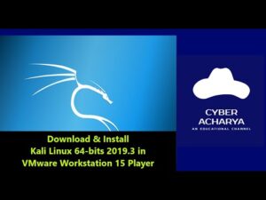 installing kali linux in vmware workstation player 15