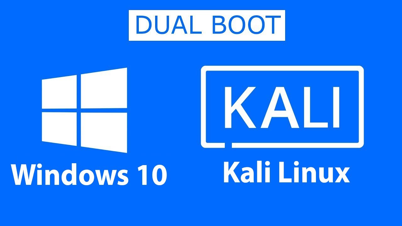 how to dual boot windows 10 and kali linux