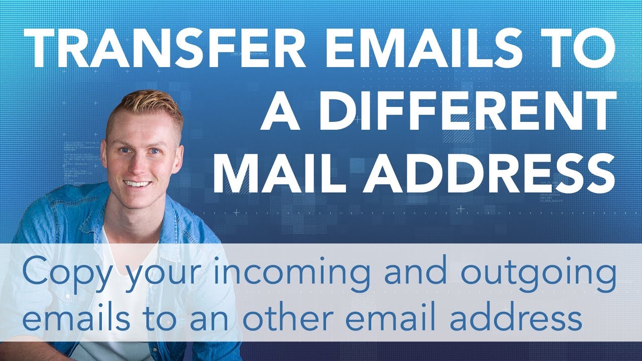 Easily transfer emails from one account to another