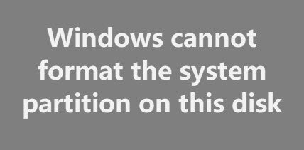 Windows could not format a partition on disk 0 что делать