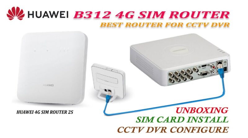 HUAWEI B312 4G 2s LTE Wireless SIM Card Router, Best 4G Sim Router For ...