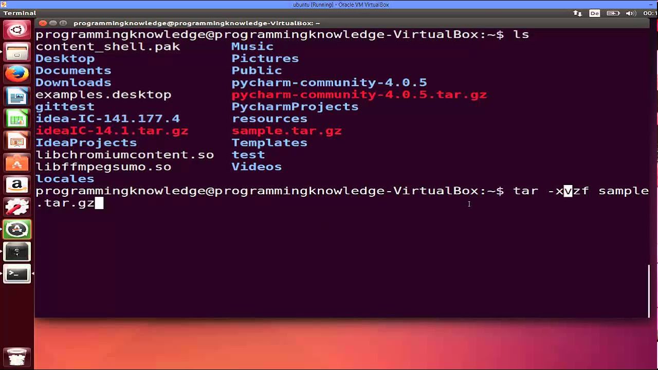 How To Extract A Tar gz File In Ubuntu Linux Using Terminal