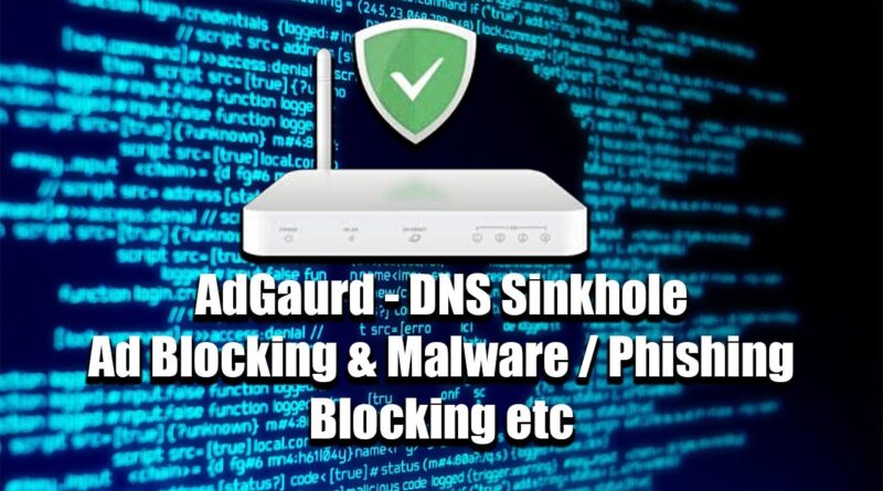 adguard home block malware/phishing