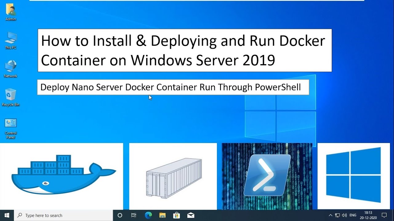 How To Install & Deploying And Run Docker Container On Windows Server