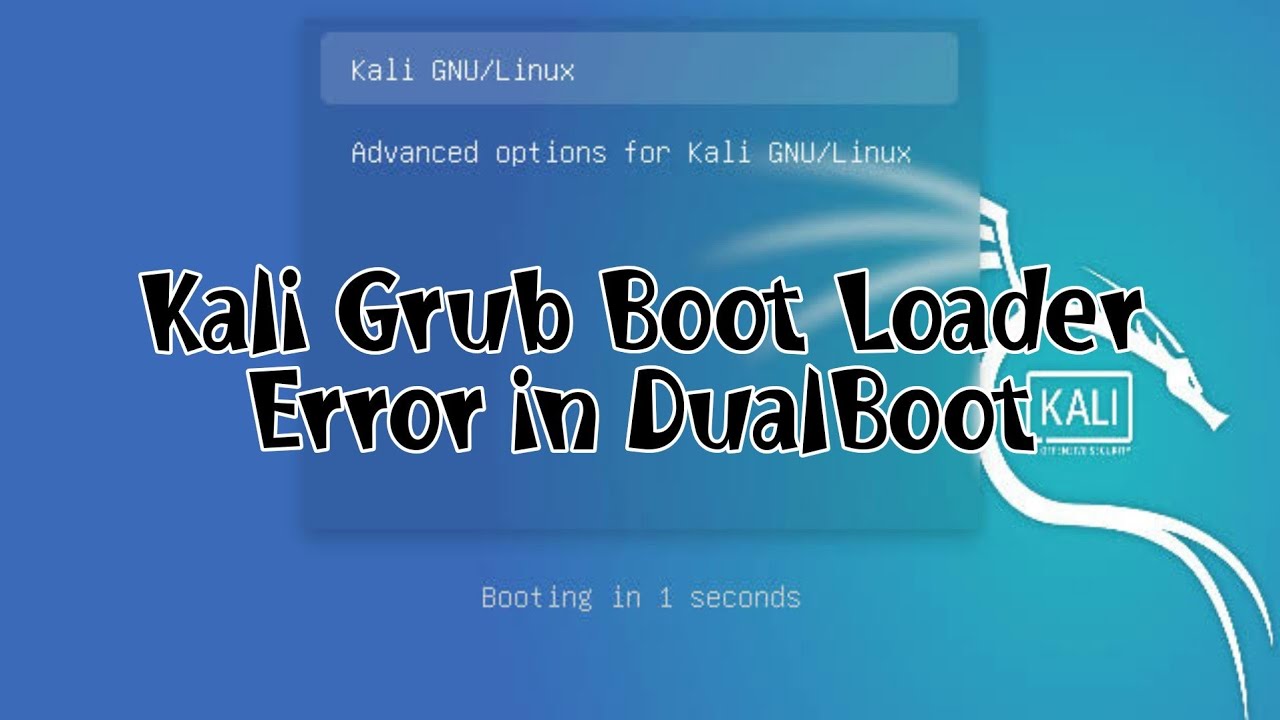 kali linux 2 repair grub2 windows 10