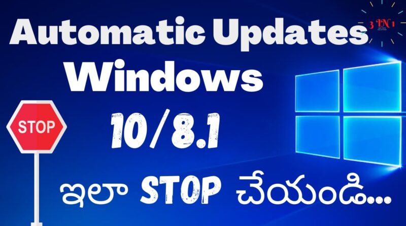 how to stop automatic updates windows 8