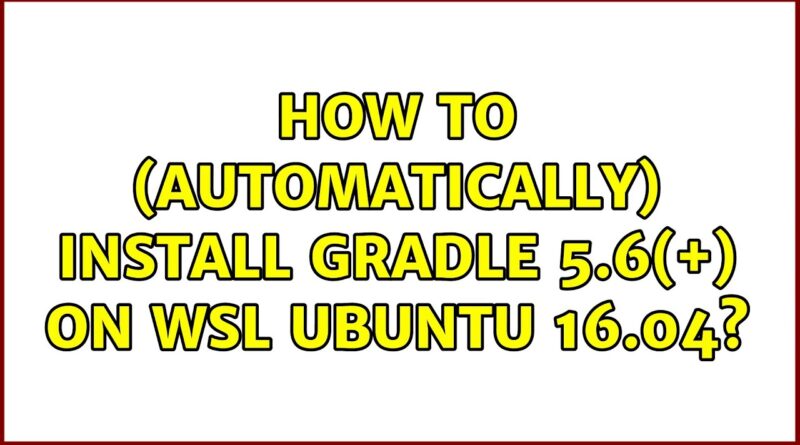 Как удалить gradle ubuntu