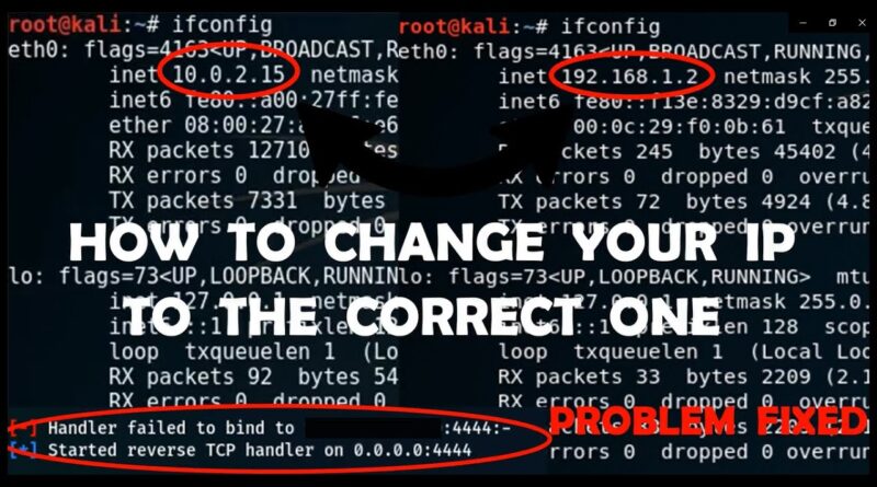 how to change ip adress in kali linux