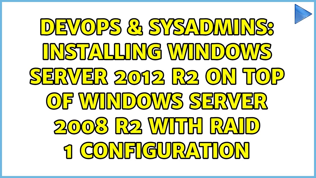 Установка windows server 2012 r2 на raid 1