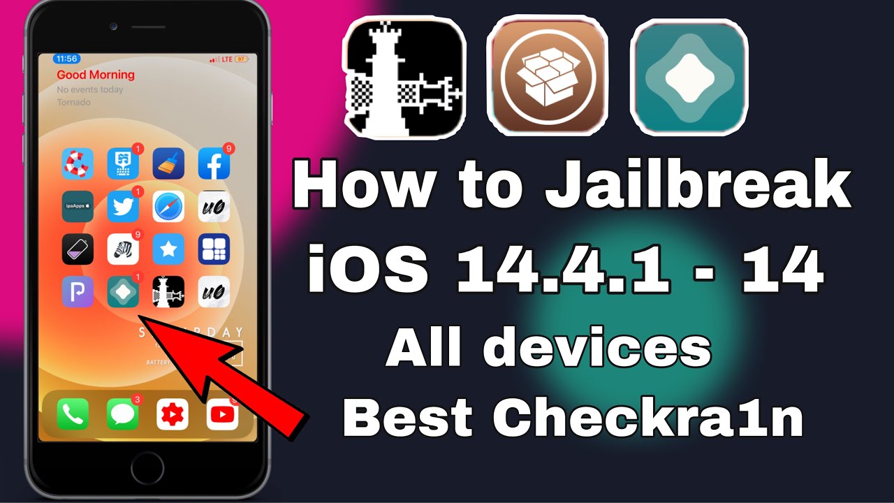 🔥New Jailbreak iOS 14.4.1 - iOS 14 with Checkra1n All devices