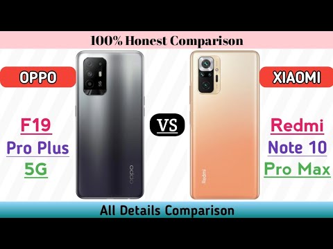 oppo f19 pro plus vs redmi note 10 pro