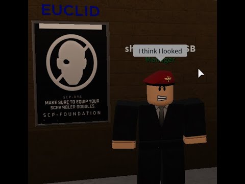 The Roblox Scp Manager Experience Benisnous - what are some good scp groups on roblox