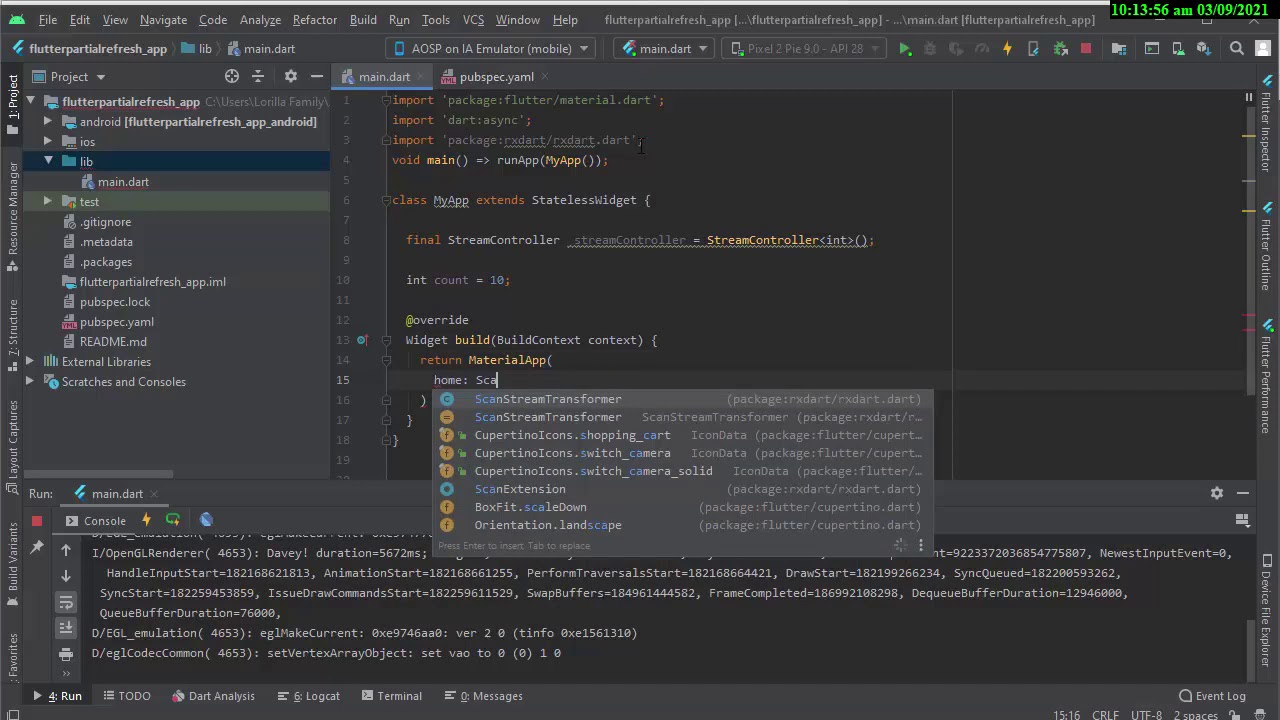 Не запускается эмулятор android studio flutter