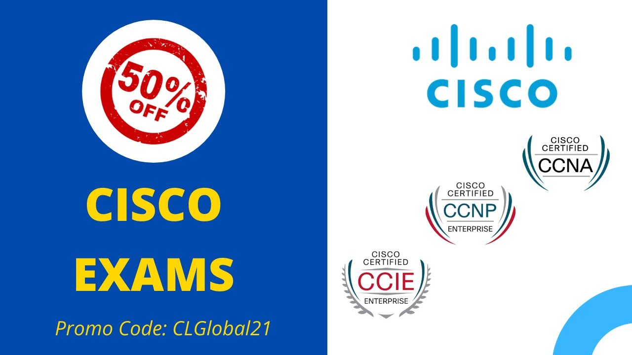 50 Discount on Cisco Certification Cisco Exam Discount Voucher