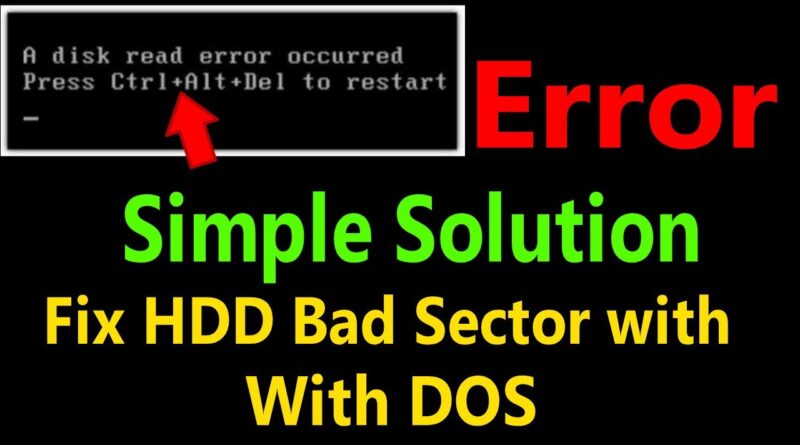A disk read error occurred press ctrl alt del to restart как исправить виндовс 10