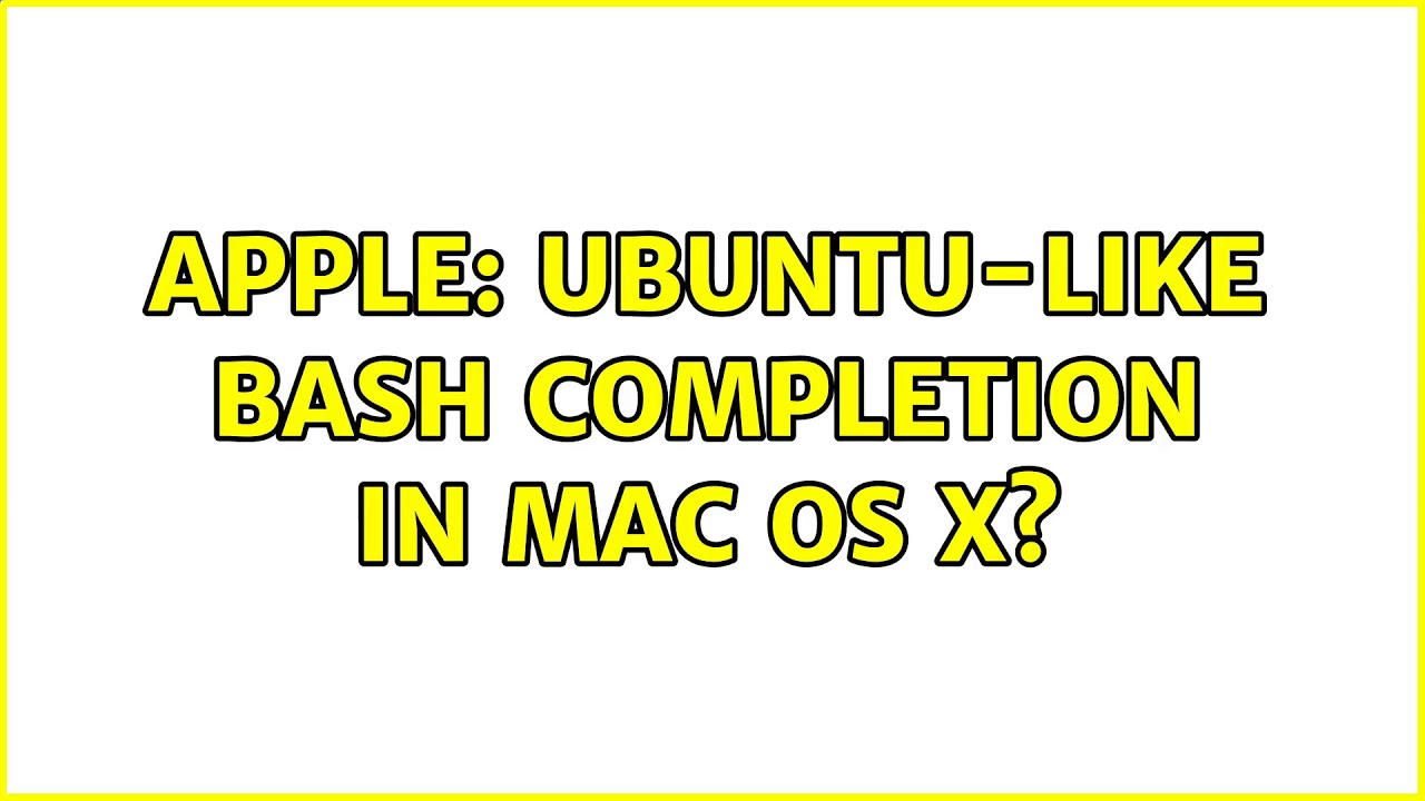 Что такое bash mac os