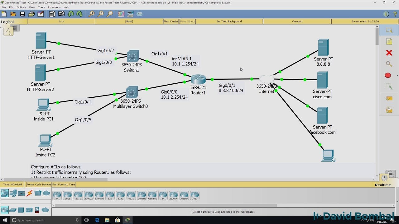 packet tracer labs for tablet