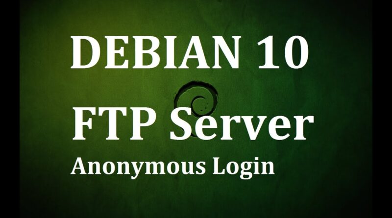 install ftp server debian 10
