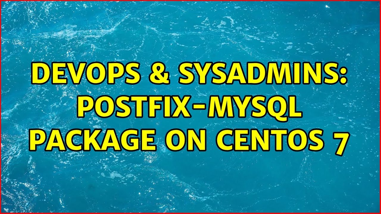 Удалить postfix centos 7