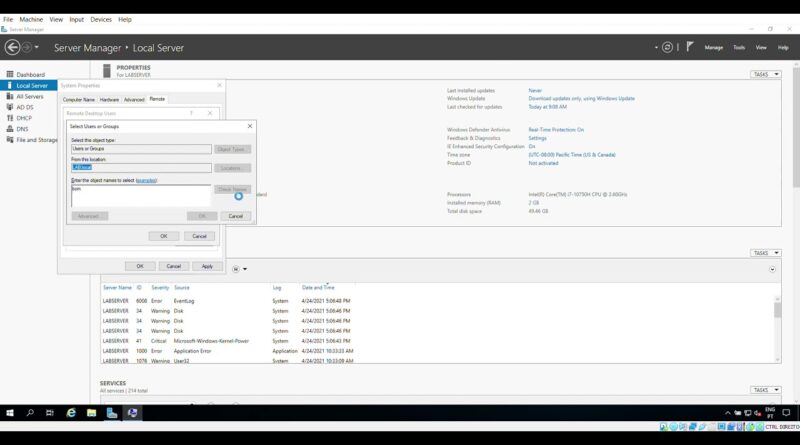 Enable RDP In Windows Server 2019 – BENISNOUS