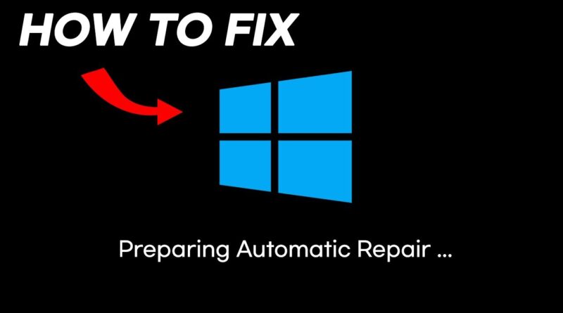 preparing automatic repair boot loop
