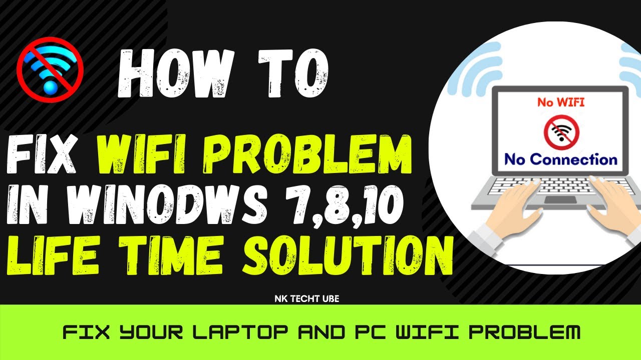 how to fix wifi connection problem on laptop