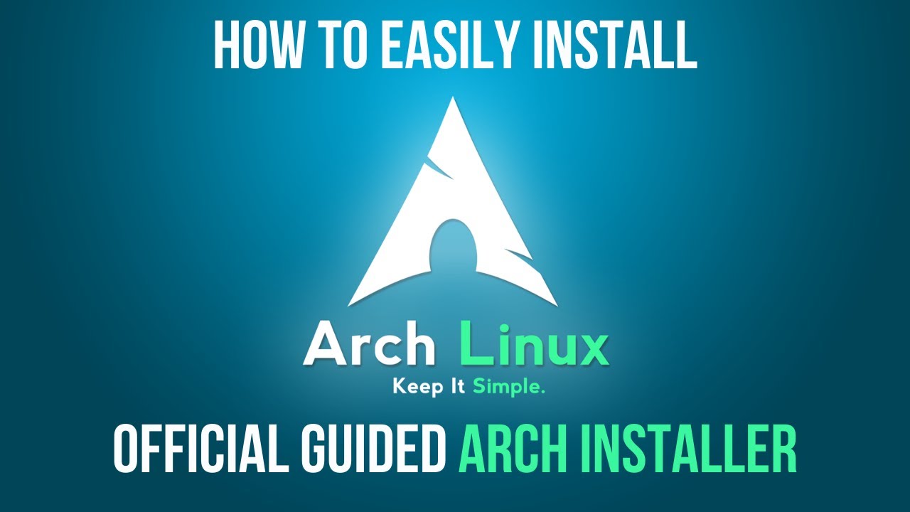 install arch linux