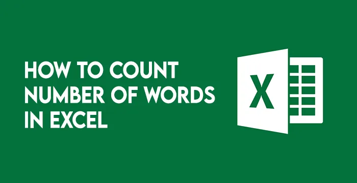 How to count words in Excel