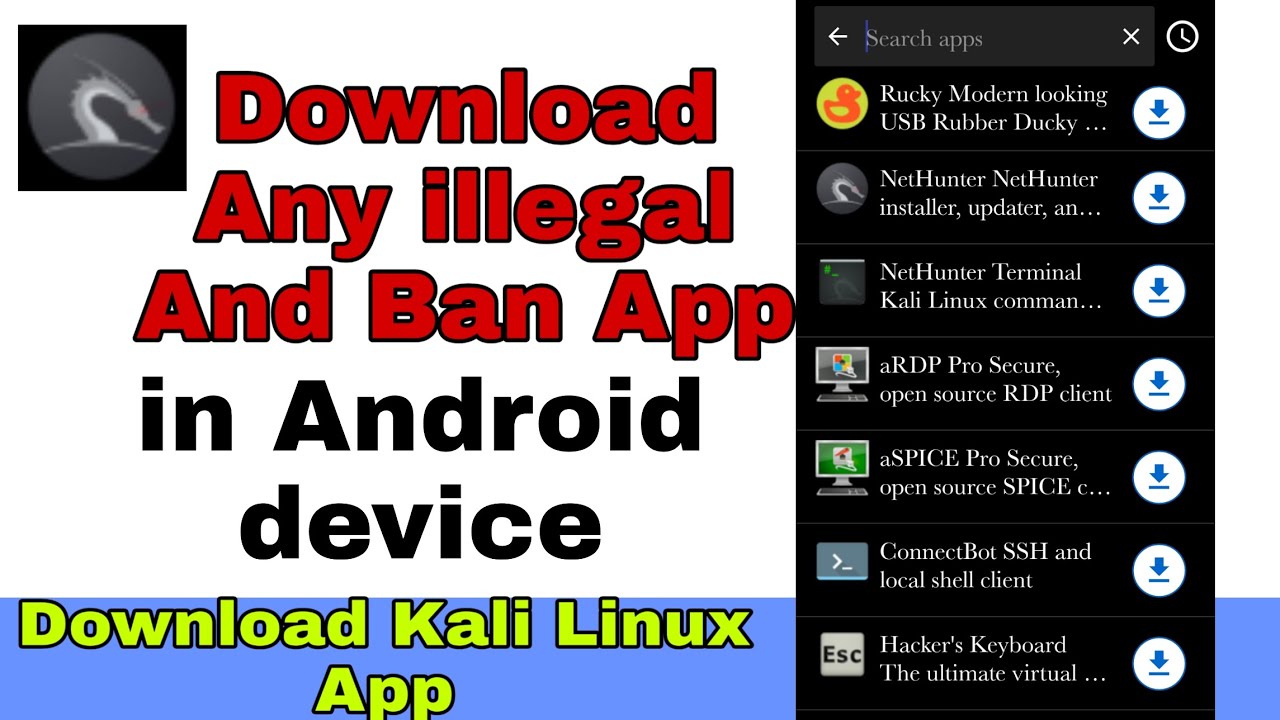 How To Download Kali Linux On Android MULTI HACKER