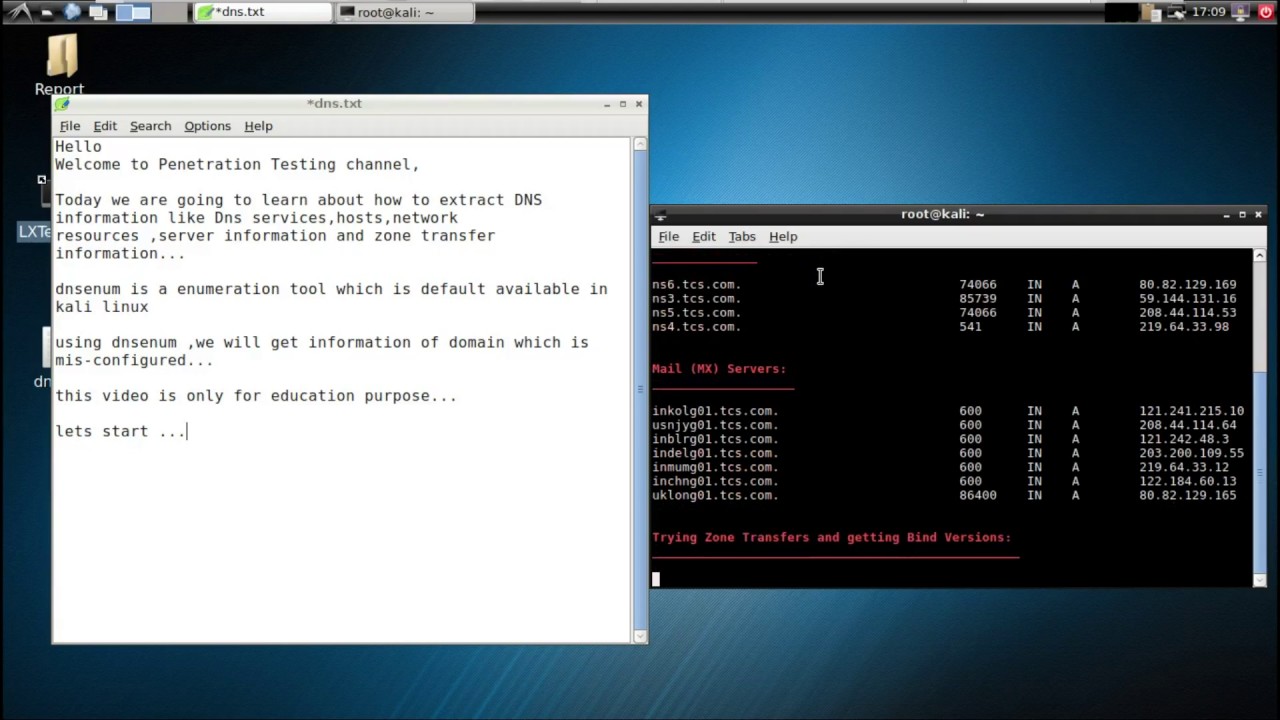How To Extract Dns Information In Kali Linux Using Dnsenum Benisnous
