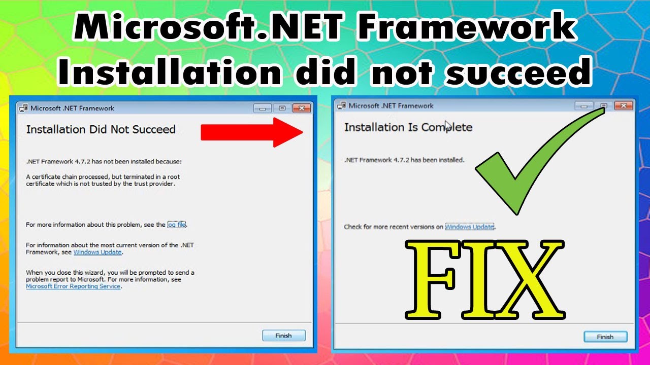 microsoft .net framework error