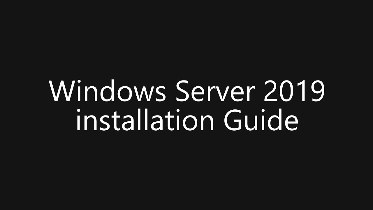 Microsoft Windows Server 2019 Installation Guide Step By Step Guide Woodwarddigital 5272