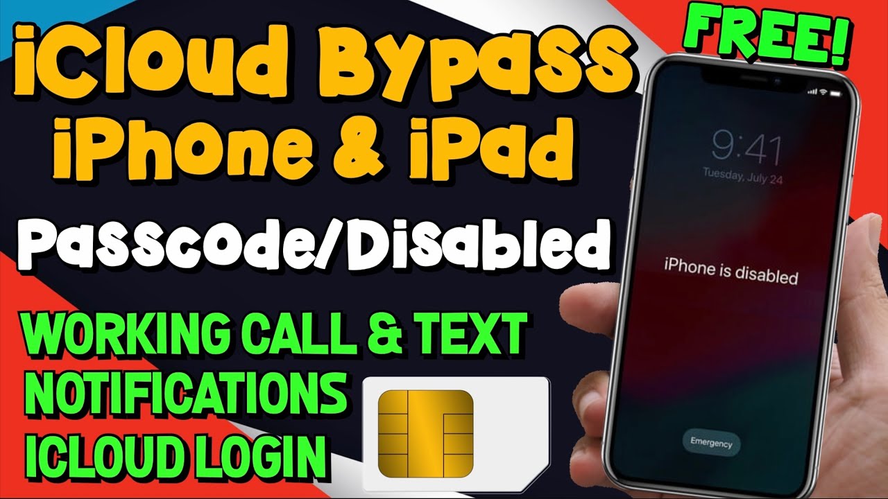 New Full Untethered Icloud Bypass Iphone Passcode Disabled Fix