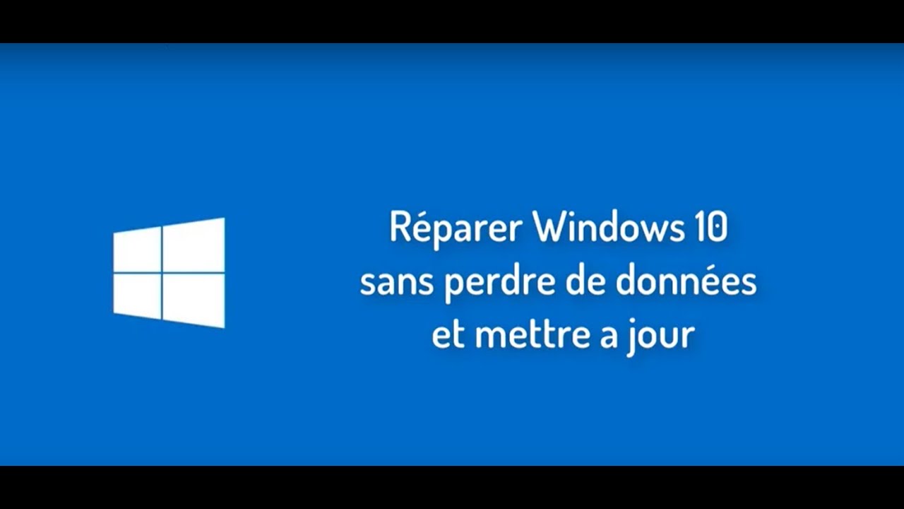 réparer windows 10 sans clé usb