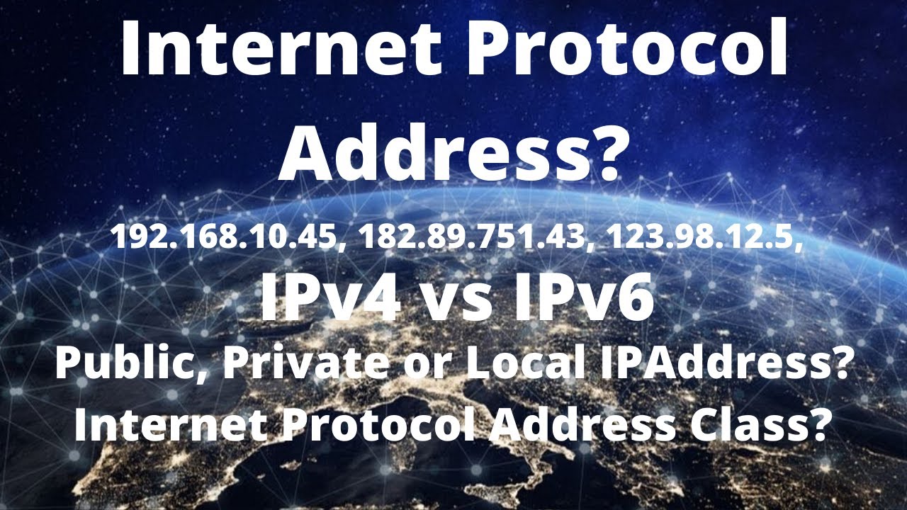 What is IP Address? IPv4 vs IPv6 | Public and Private IP Address | IP ...