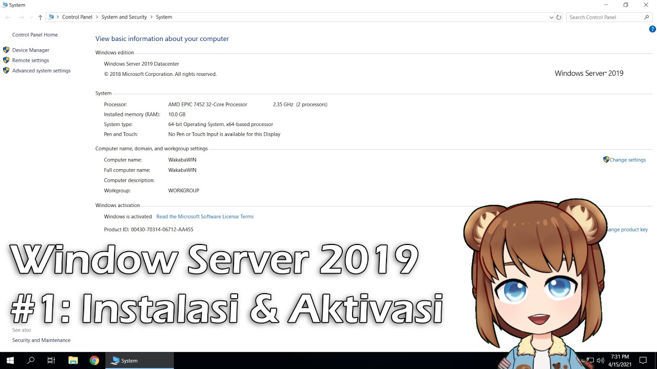 04】 Tutorial Windows Server 2019: #1 Instalasi Dan Aktivasi 【Tutorial ...