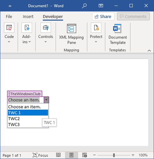 how-to-create-a-drop-down-list-in-word