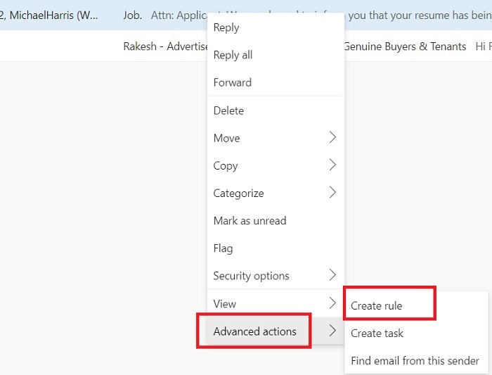 how to stop junk email and ads going to inbox of hotmail account