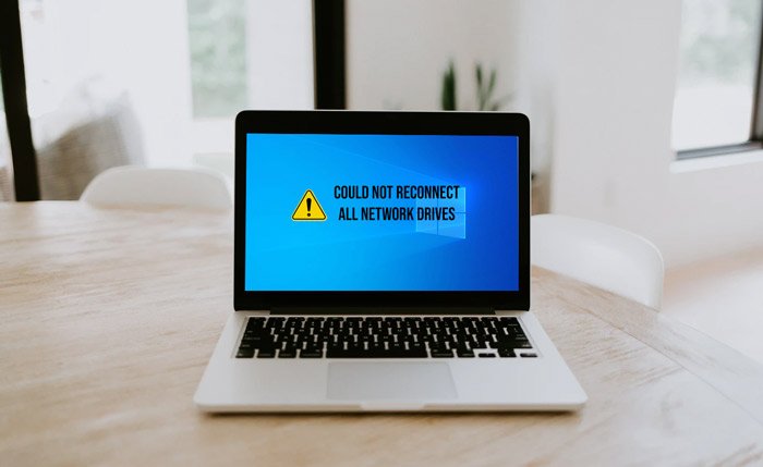windows 10 can't reconnect all network drives