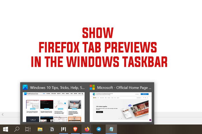 enable taskbar preview on windows 10