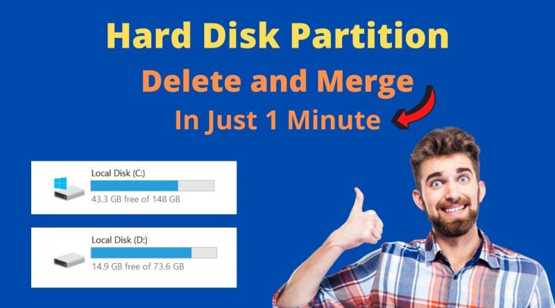 Hard Disk Partition | How to increase c drive space in windows 10