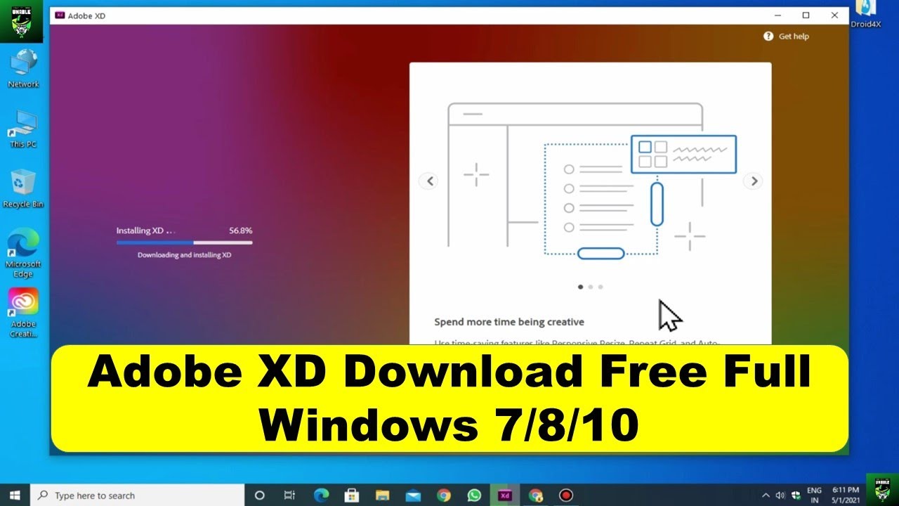 adobe xd download size for windows 10