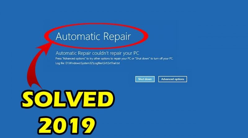 How to Fix Automatic Repair Loop in Windows 10 – Startup Repair Couldn ...