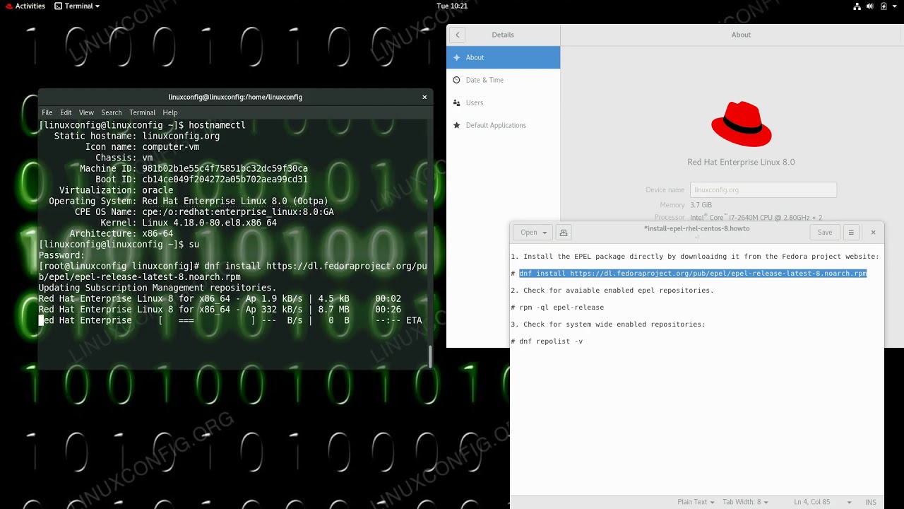 How To Enable EPEL Repository On RHEL 8 CentOS 8 Linux