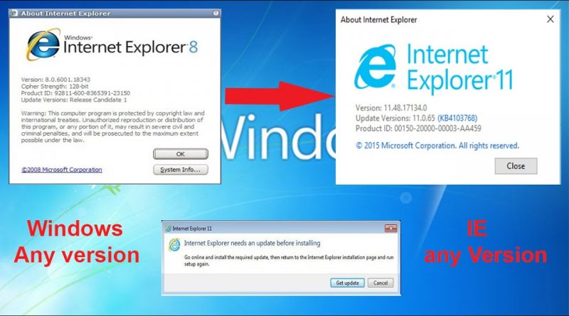microsoft download internet explorer 11 for windows 7