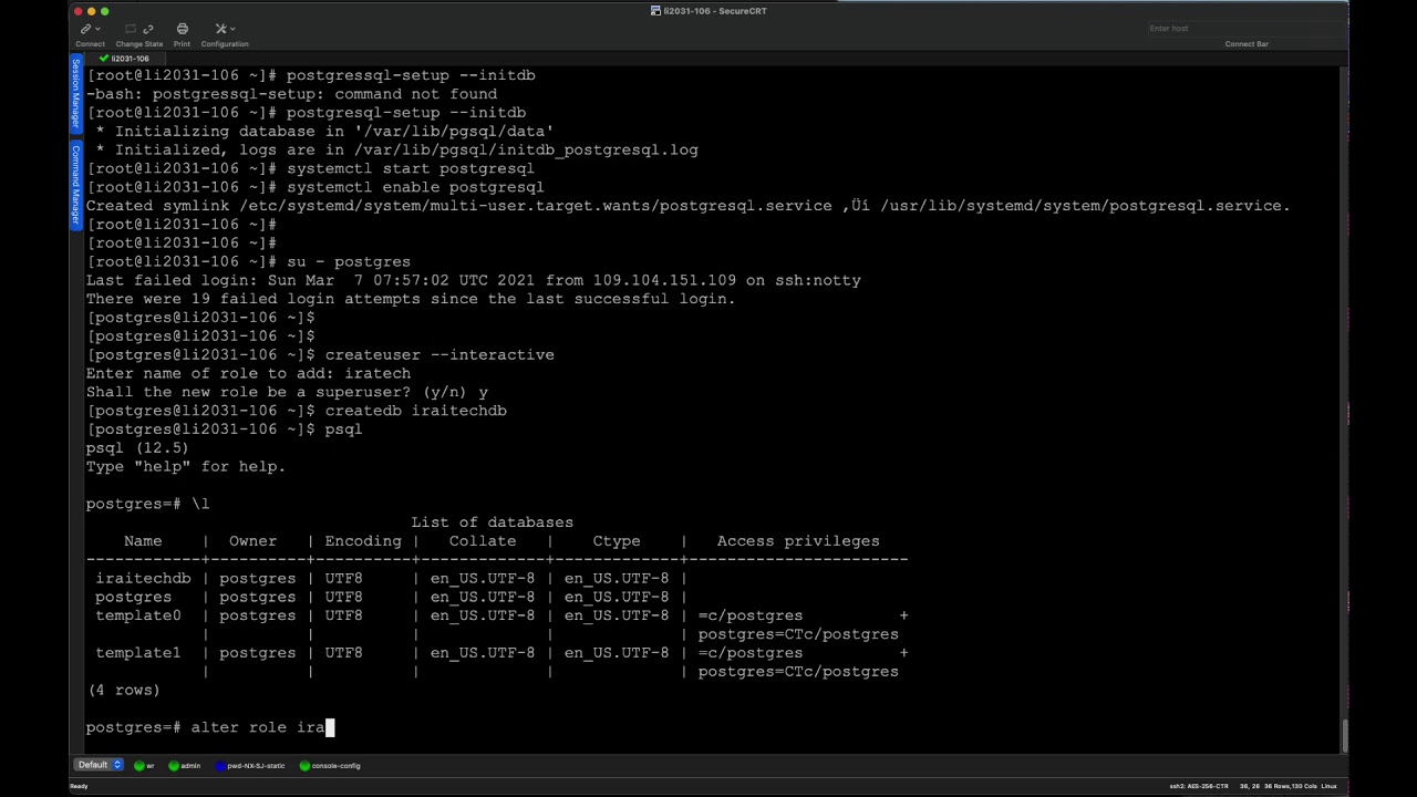 iraitech-techtalks-installing-postgresql-12-on-centos-8-server