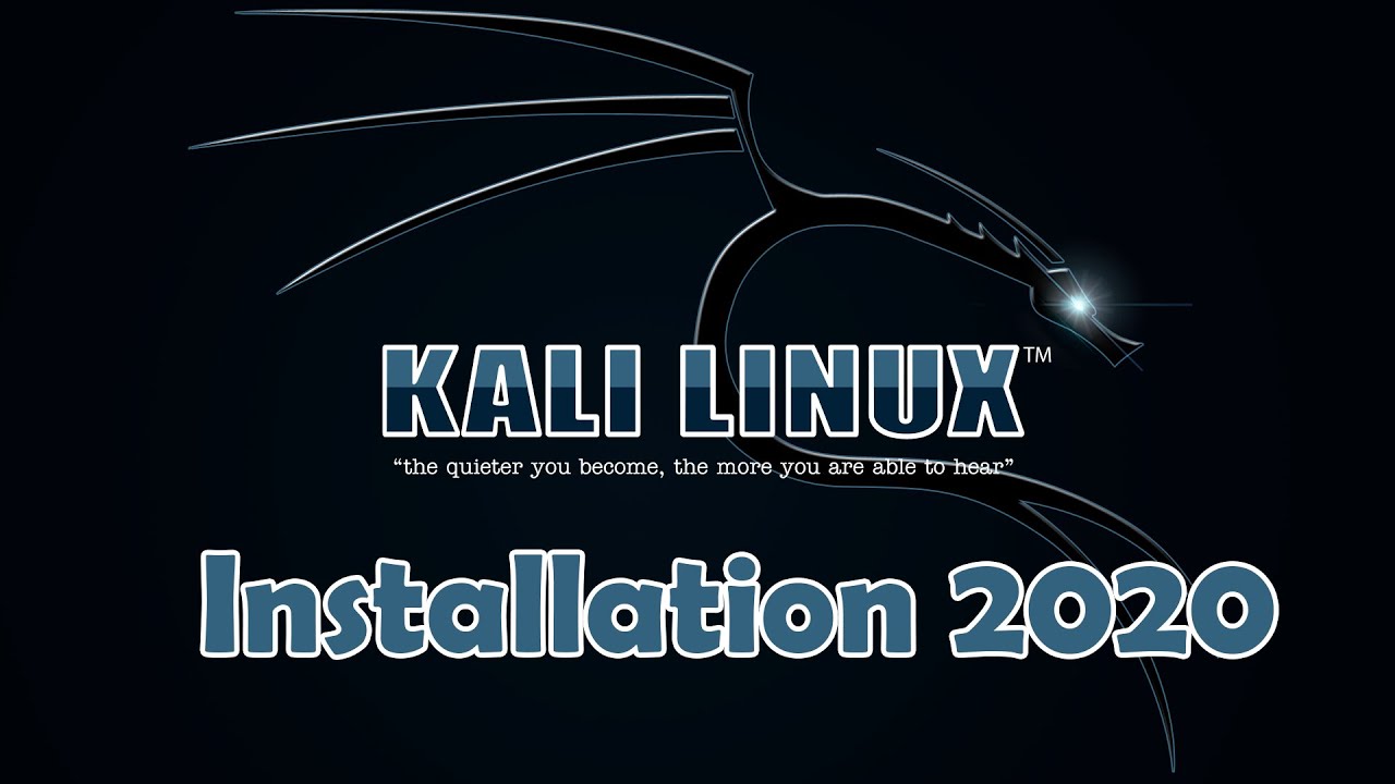 how to install kali linux on mac virtualbox 2020